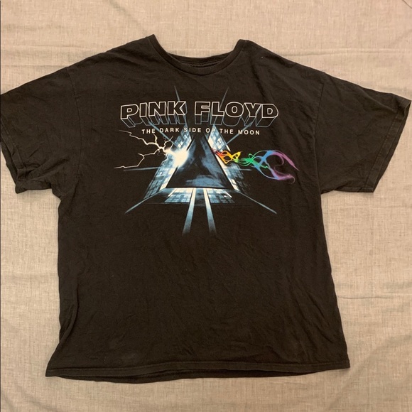 PINK FLOYD dark side of the moon LIQUID BLUE Shirt - Picture 1 of 7